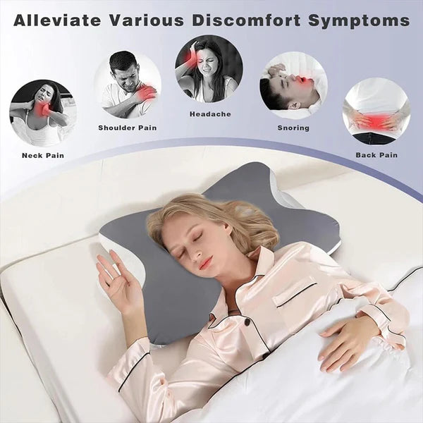 Relaxion™ ErgoSleep Cervical Pillow Advanced Neck Alignment & Anti-Snore Support