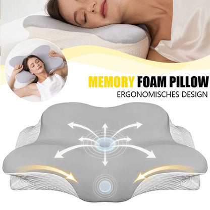 Relaxion™ ErgoSleep Cervical Pillow Advanced Neck Alignment & Anti-Snore Support