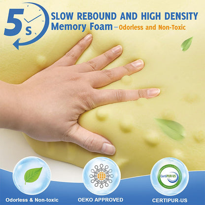 Relaxion™ Ergonomic Pro Cervical Pillow Deep Neck Support for Pain-Free Sleep